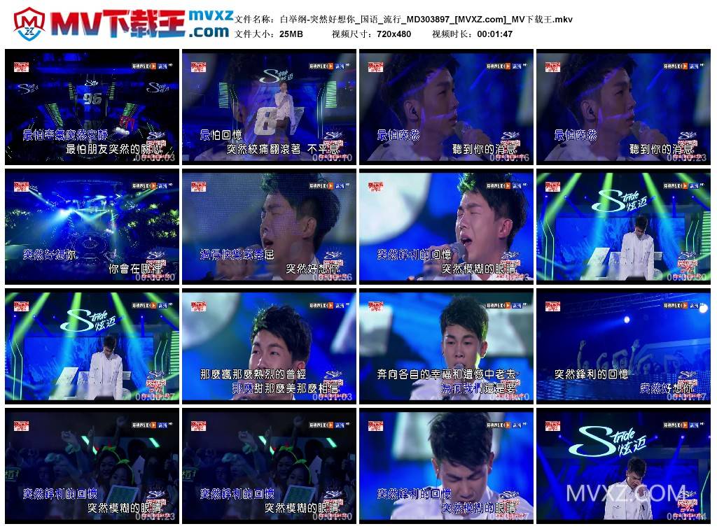 白举纲-突然好想你_国语_流行_MD303897